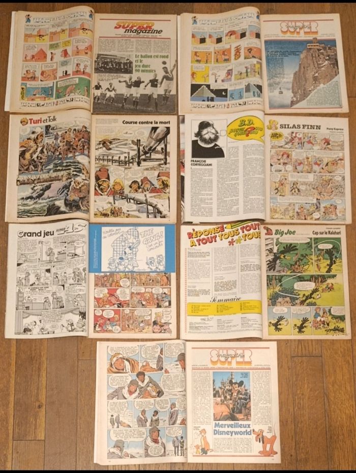 Lot de 7 anciens magazines Super As + superJ 1979/1980 Vintage - photo numéro 4