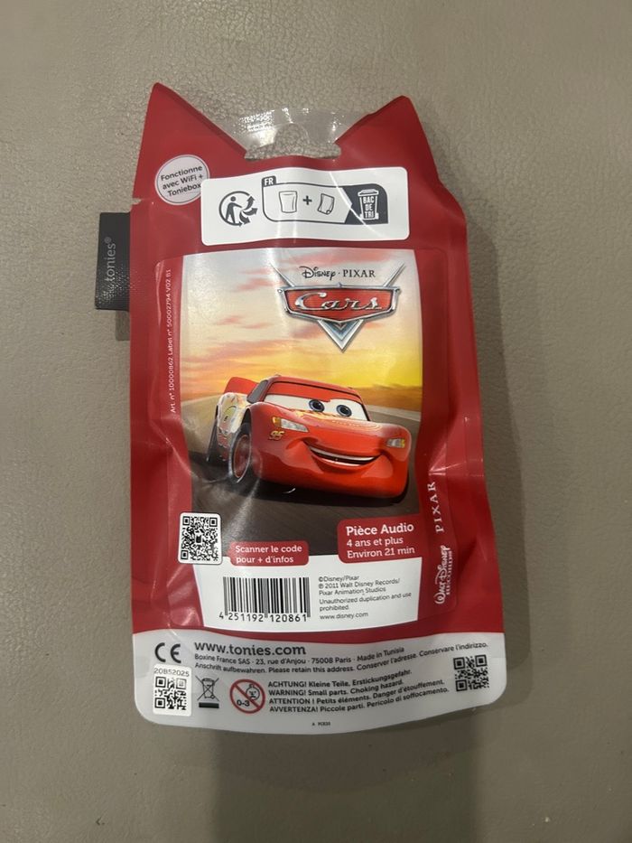 Figurine tonies cars pour toniebox