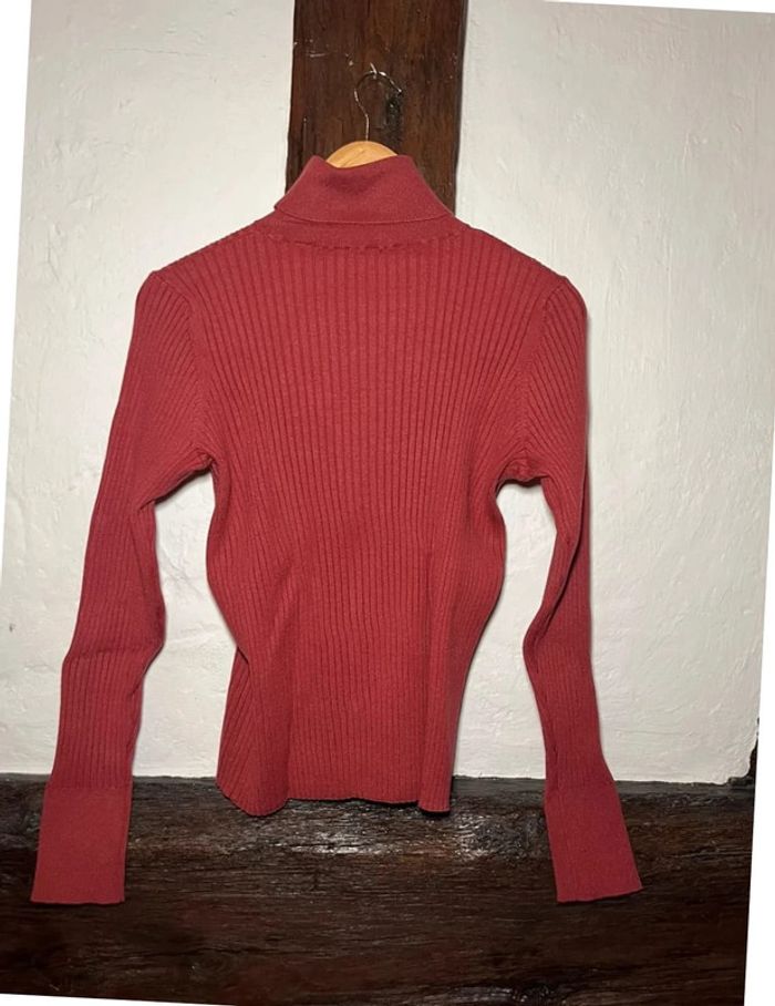 Pull col roulé - rouille - EDC 44 - photo numéro 2