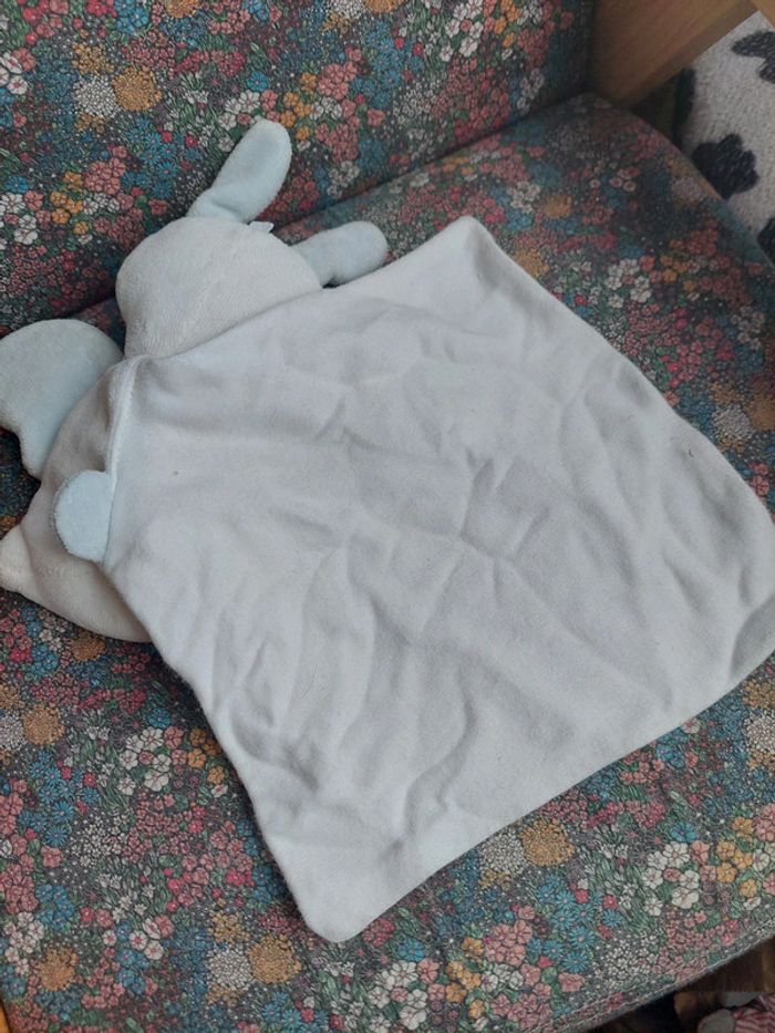 #3 Doudou mouchoir lapin ange Berlingot - photo numéro 4