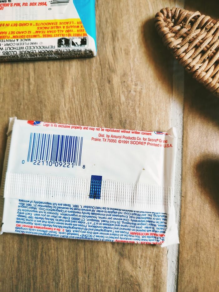 🧢 Lot 2 boosters baseball fleer 10 the anniversary et Série 2 major league - photo numéro 3