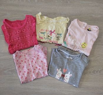 Lot tee-shirts fille