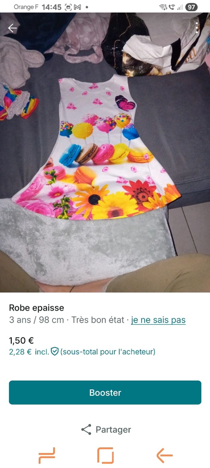 Robe macaron