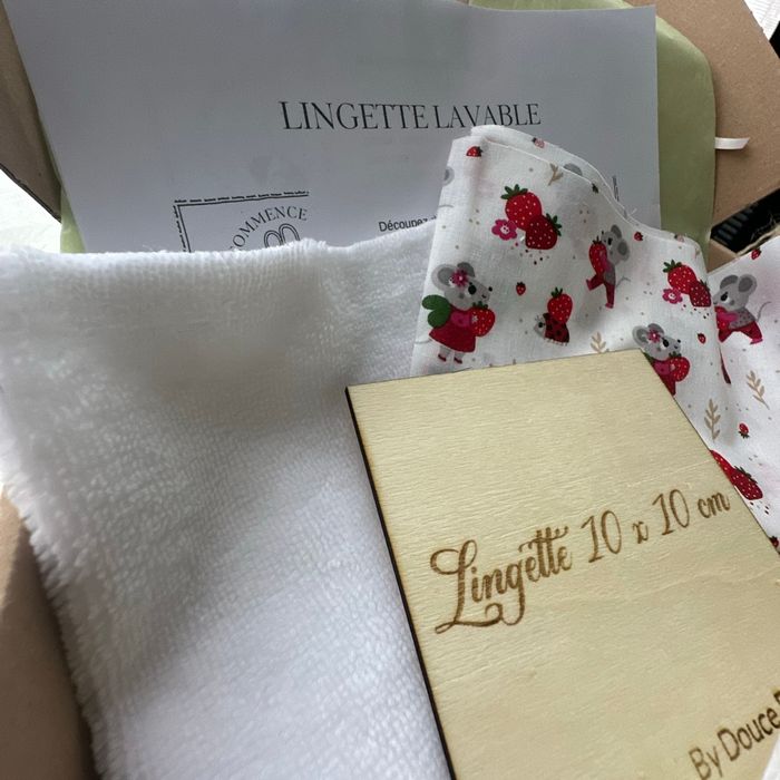 Kit couture lingettes lavables - photo numéro 4