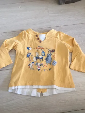 T-shirt manches longues 9 mois sergent major