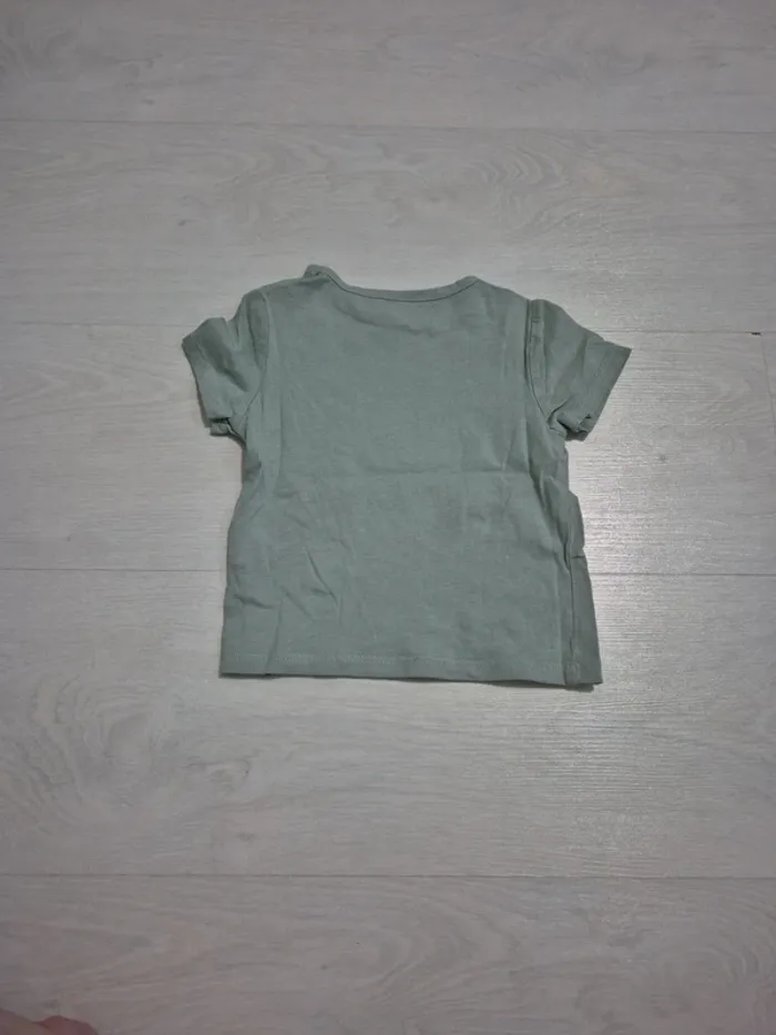 T-shirt vert manches courtes - photo numéro 4