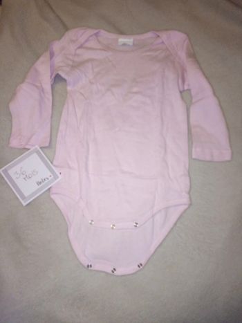 Body bébé fille rose 36 mois