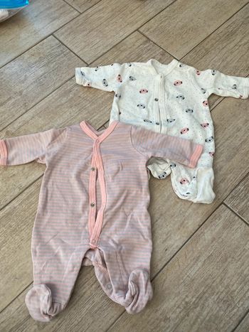 Lot x2 pyjamas 1M-54cm