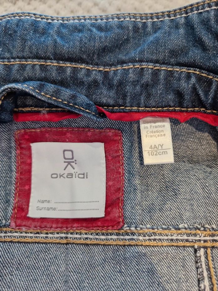 Veste en jean fille Okaidi 4 ans - photo numéro 6