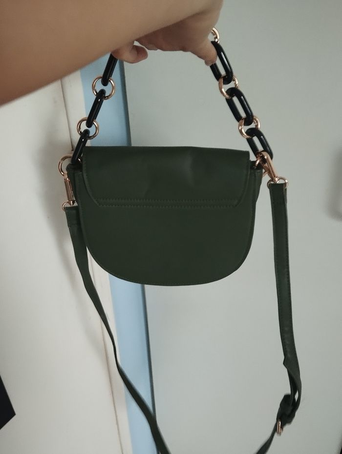 Sac bandoulière vert kaki La Redoute - photo numéro 3