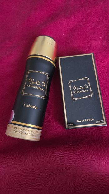 Lot parfum 50ml et deo lattafa 200ml khamrah