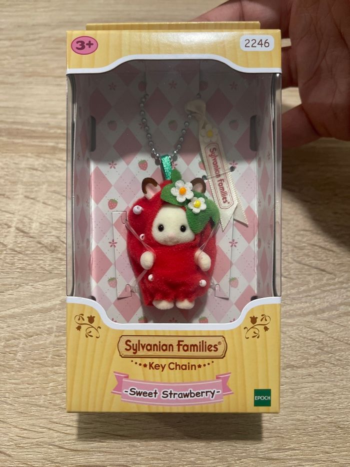 Le porte-clés Fraise des bois Sylvanian Families