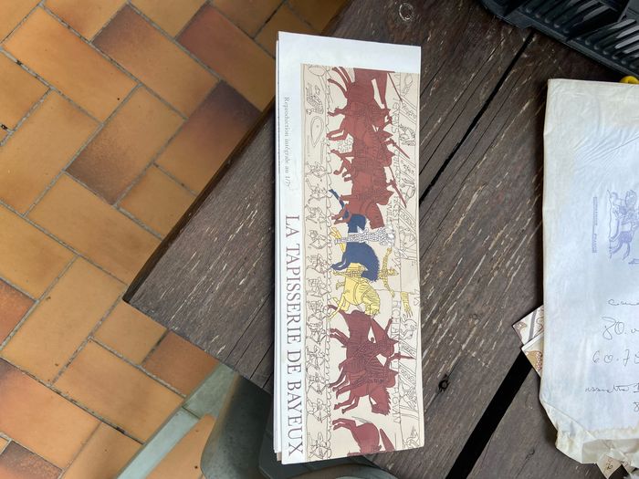 Reproduction intégrale au 1/7e La tapisserie de Bayeux