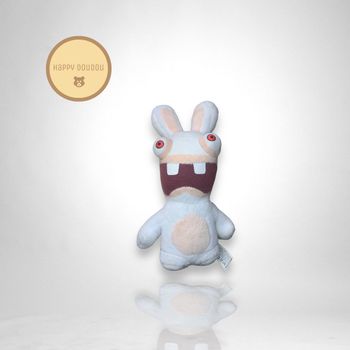 Peluche lapin cretin bouche ouverte 2015 A701