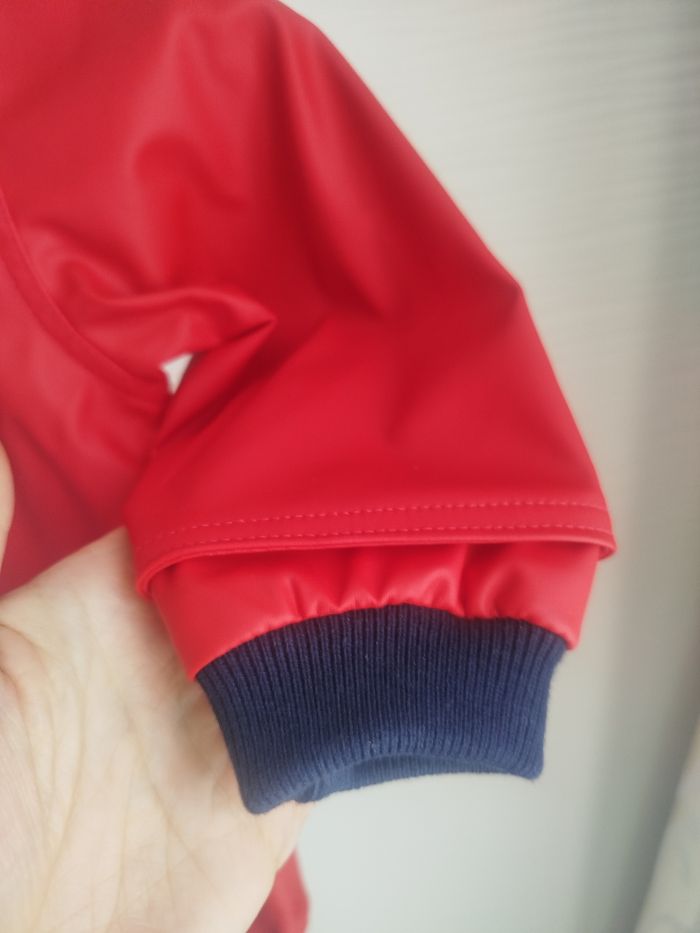 Ciré rouge bordeaux fille petit bateau 12 mois - photo numéro 6