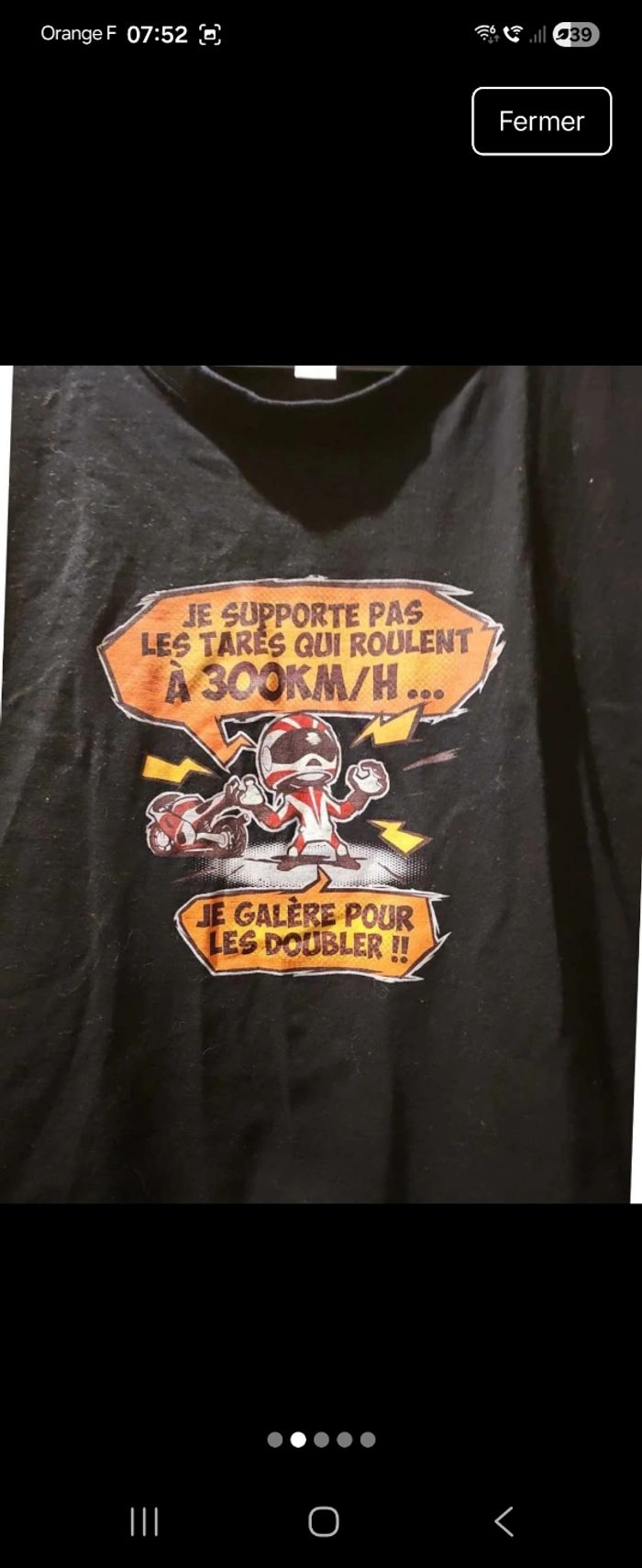 T shirt motard imperial - photo numéro 2