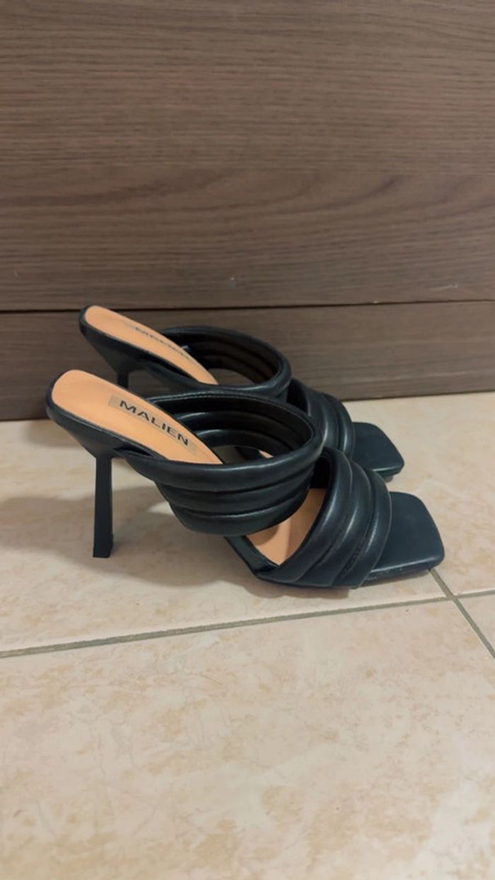 Sandales à talons noir - Taille 38 - photo numéro 4