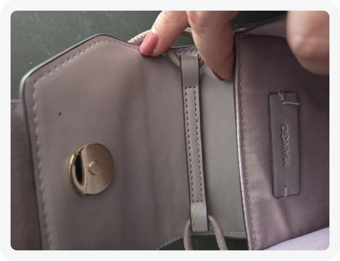 Petite pochette Mango rose taille S - photo numéro 5