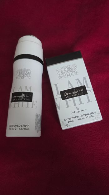 Lot I am white parfum 50ml, deo 200ml