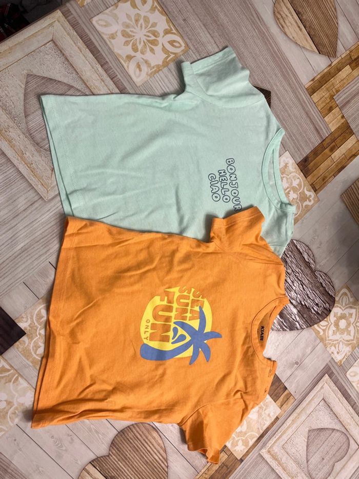 Lot de 2 tee-shirts 12 mois