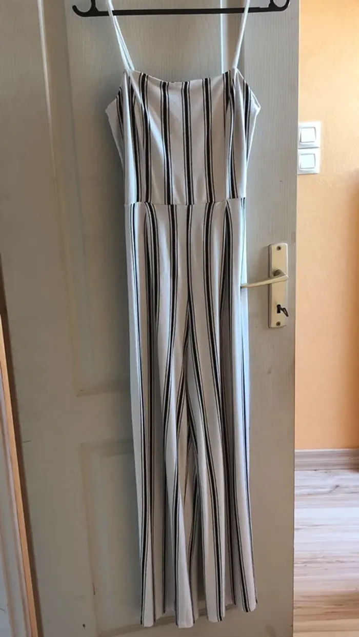 combi pantalons noir et blanc rayures - photo numéro 3