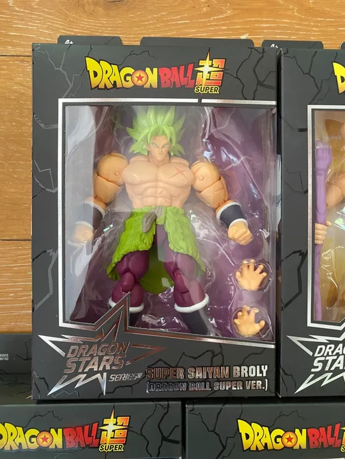 Figurines DBZ Dragon ball Stars - Bardock Broly Goku Vegeta Roshi Bandai 20s - photo numéro 3