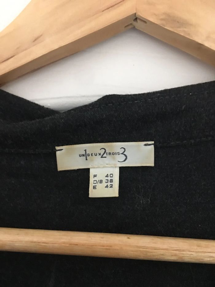 Sublime robe d’hiver midi 123 gris anthracite 42 - photo numéro 3