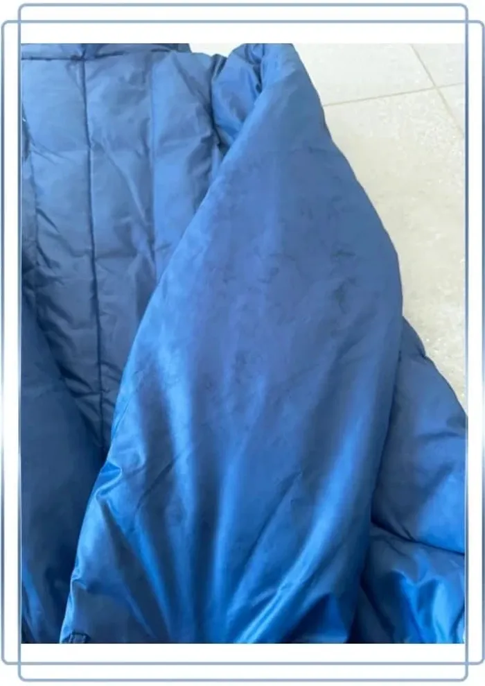 Manteau long bleu By depech Mod, taille 46 - photo numéro 6