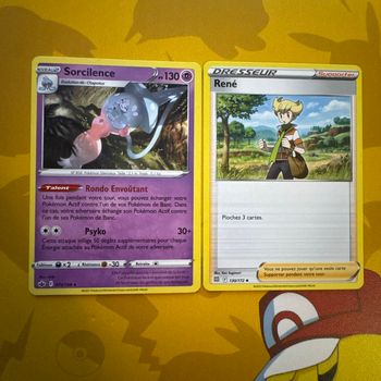 Cartes Pokémon lots de 2