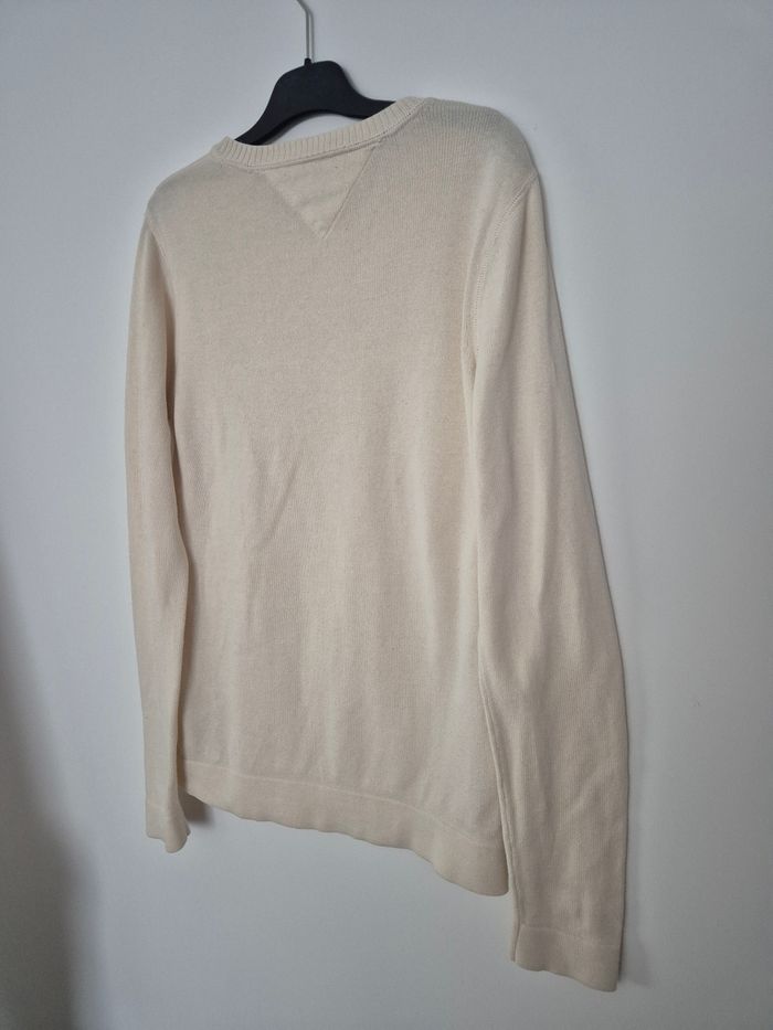 Pull écru classic vintage - Tommy Hilfiger Denim - Taille S - photo numéro 5