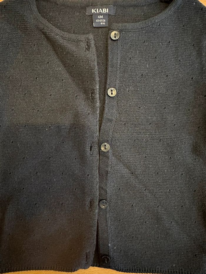 Gilet à boutons Kiabi 6/9mois - photo numéro 2