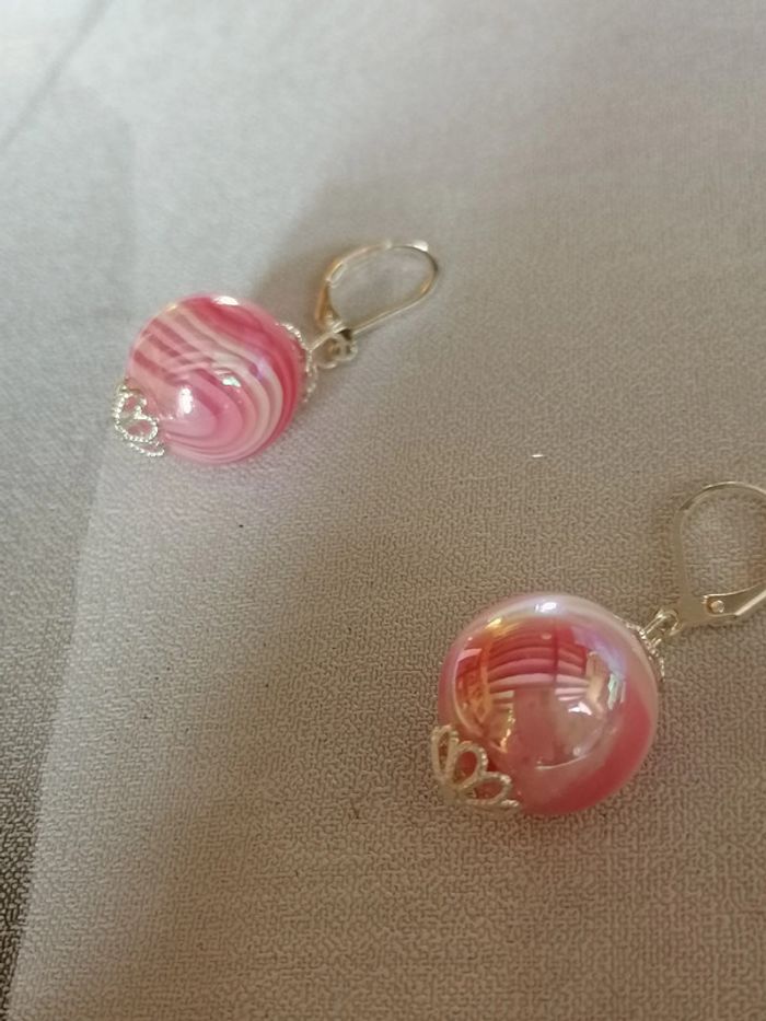 Boucles d'oreilles pendentif - photo numéro 5