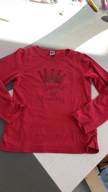 Tee-shirts ML rouge 8 ans Tape à l Oeil