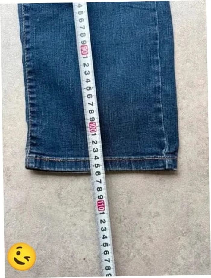 Jeans Levi's 512 W30 FR40 coupe droite bleu Femme Women pan531b - photo numéro 4