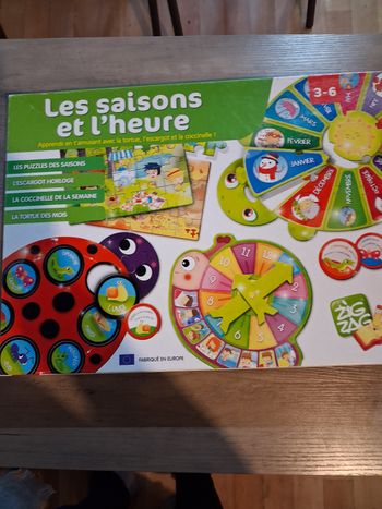 Coffret éducatif complet les saisons et l'heure 