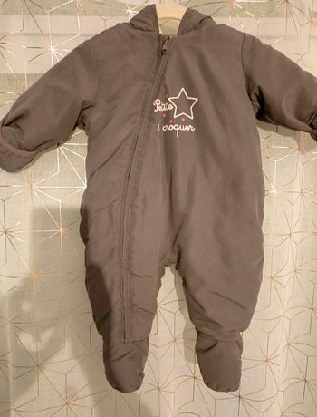 Combinaison pilote - 9 mois - brioche