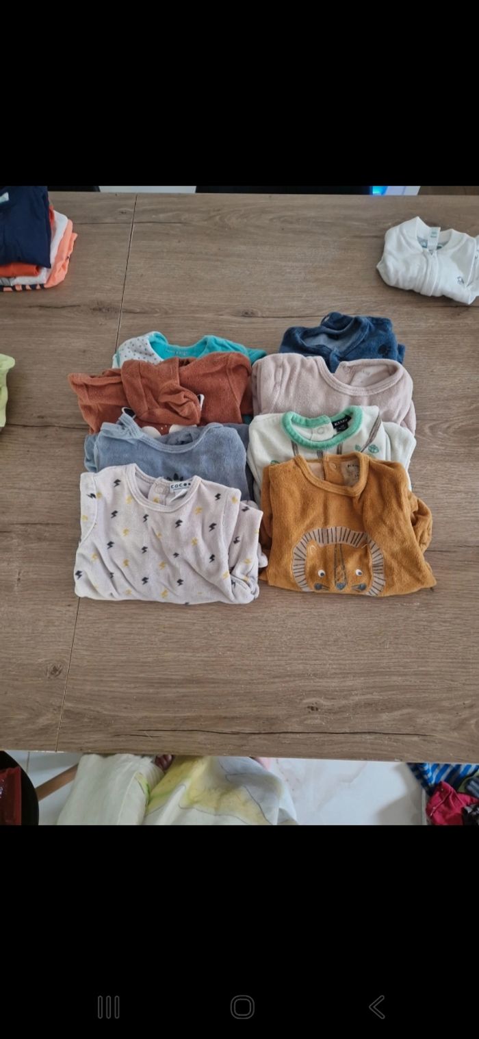 Lot +70 vêtements bébé garcons 3 mois - photo numéro 4