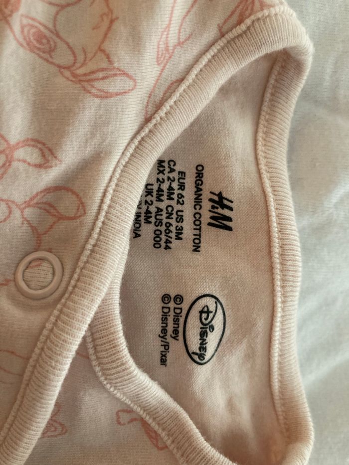 Combishort bébé Bambi Disney parfait état - photo numéro 3