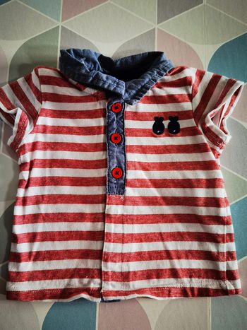 D2325 - polo garçon 1 mois