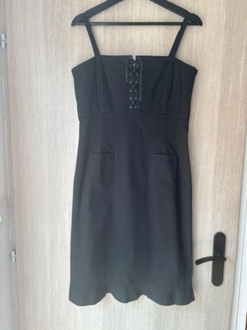 Robe moulante fines brettelles noire Y2K - Alain Manoukian - T40