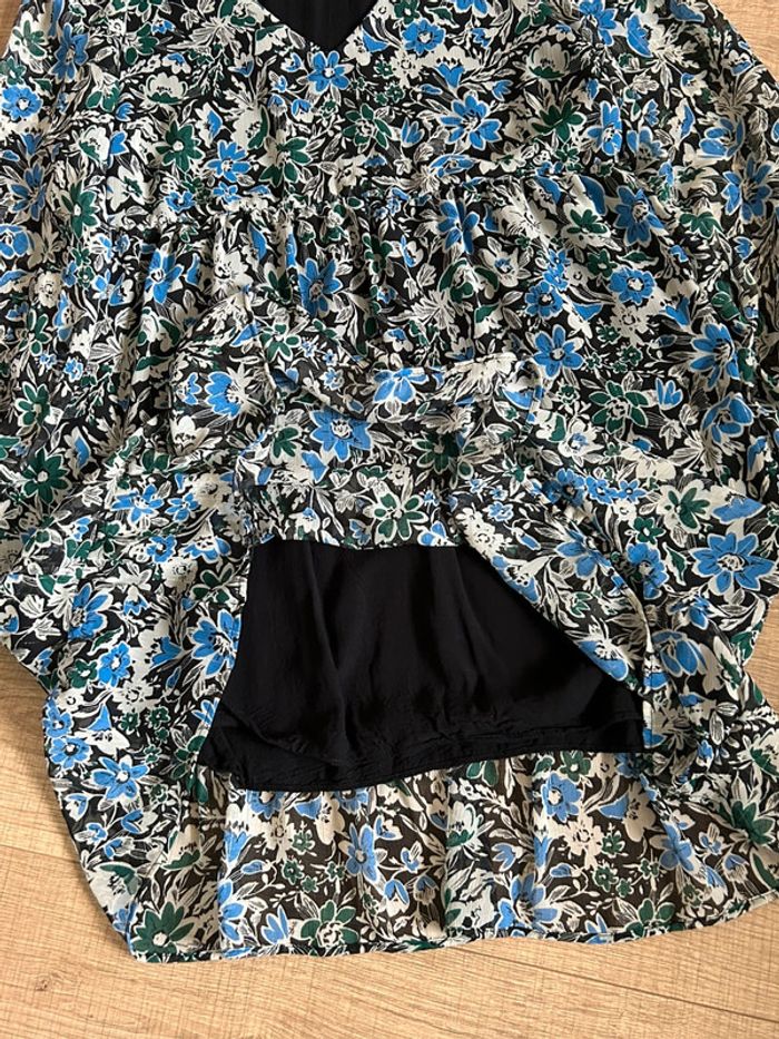 Robe imprimée fleurie à manches longues Naf Naf taille 40 jamais portée - photo numéro 15