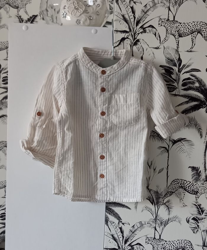 Chemise beige Gémo 12 mois - photo numéro 2