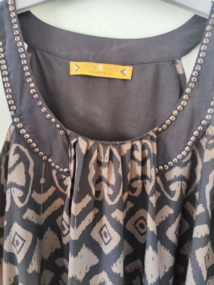 Robe noire et marron - photo numéro 2