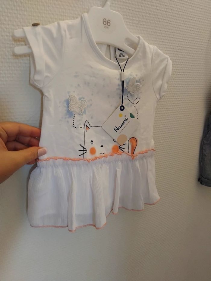 Robe fille neuf 6mois