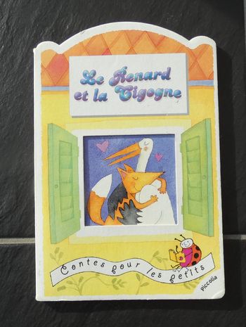 Joli livre sur l'amitié "Le Renard et la Cigogne"