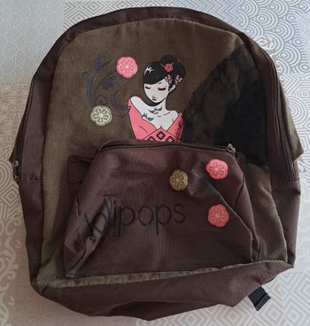 Cartable/sac à dos Lollipops Paris style asiatique très bon état