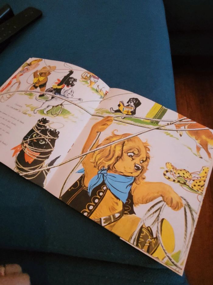 RARE Caroline au Ranch Disque 33t tours et Livre Pierre Probst Le Petit Menestrel - photo numéro 7