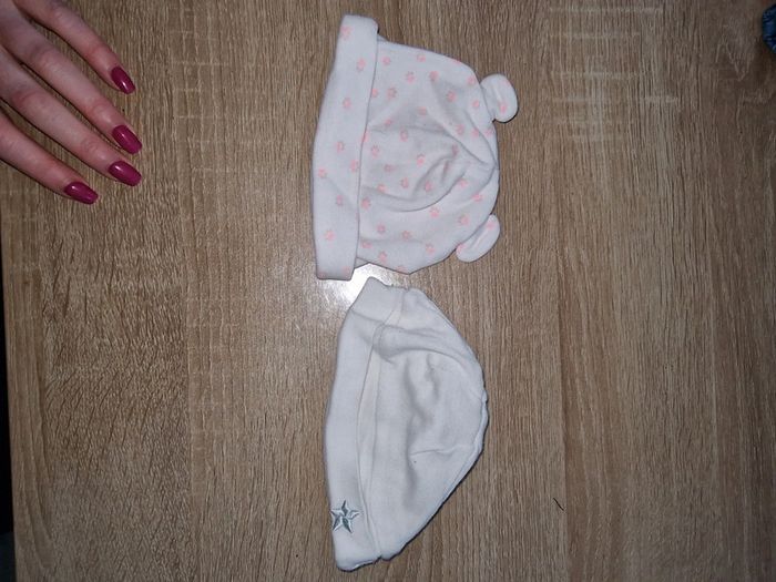 Lot de 2 bonnets