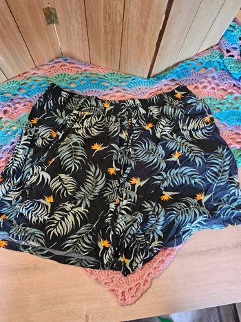 Short Legers été, imprimé feuilles, 36 / S