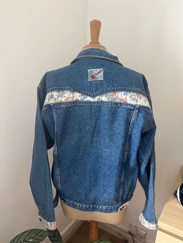 Veste en jean vintage taille M - photo numéro 7